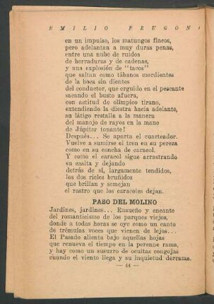 Paso del molino
