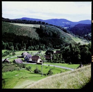 Schapbach: Blick von der Romburg auf Mühle bei Schapbach