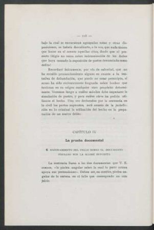 Capítulo IV - La prueba documental