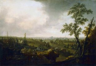 Die Stadt Freiberg von Norden