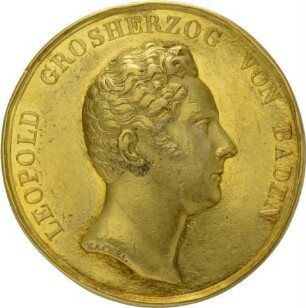Medaille auf das badische Großherzogpaar Leopold und Sophie