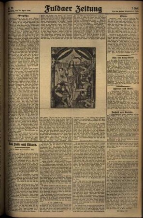 Zweite Ausgabe vom Sonntag, den 20. April 1930.