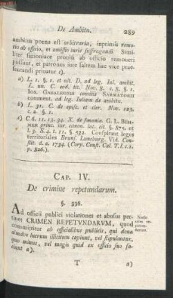Cap. IV. De crimine repetundarum