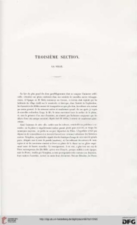 Troisième section: La ville
