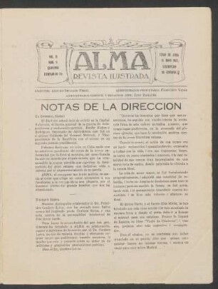 Notas de la dirección