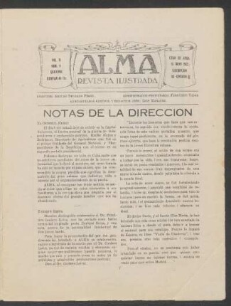 Notas de la dirección