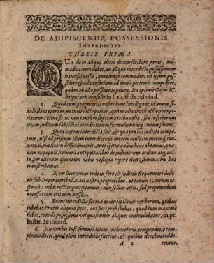 Disp. de interdictis adipiscendae possessionis