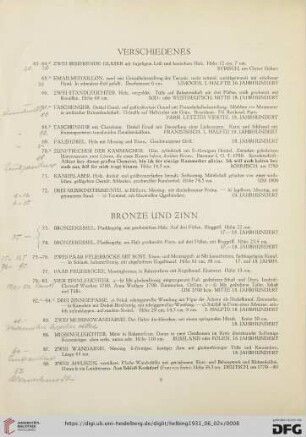 Bronze und Zinn (Nr. 73-94)