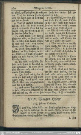 XXIV. Morgen-Lieder