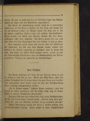 Auf Reisen.