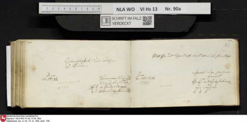 Stammbuch des Ernst Philipp Ludwig Zellmann (1763-1795) aus
                           Braunschweig