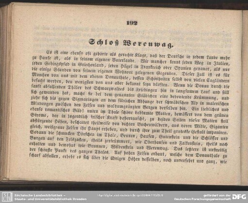 Schloß Werenwag