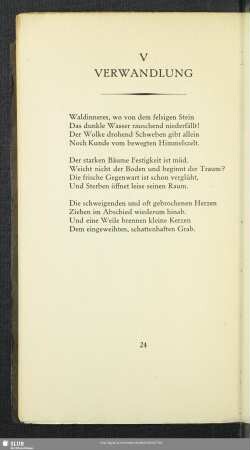V. Verwandlung