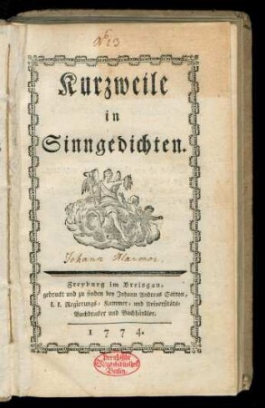 Kurzweile in Sinngedichten