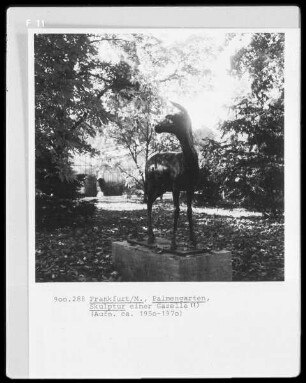Skulptur einer Gazelle