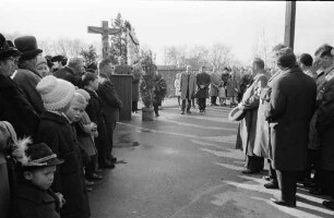 Gedenkfeier zum Volkstrauertag auf dem Friedhof Daxlanden.