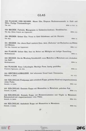 Glas (Nr. 328-351)