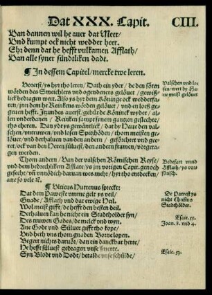 [Ende von: Dat XXX. Capit.]