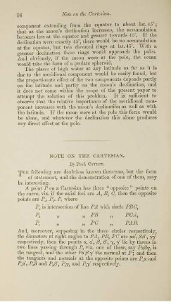 Note on the cartesian.