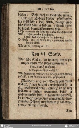 Ton VI. Staw