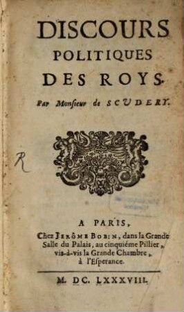 Discours politiques des rois