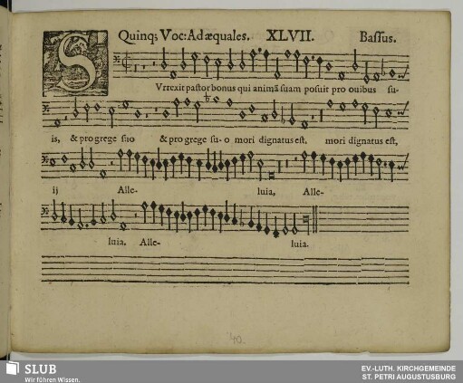 XLVII. Surrexit pastor bonus