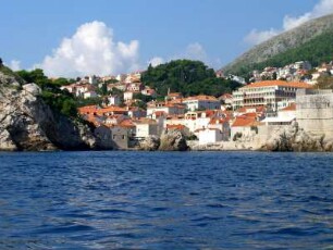 Dubrovnik: Stadtansicht mit Uferbereich
