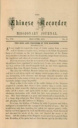 No. 3. May - June, 1876