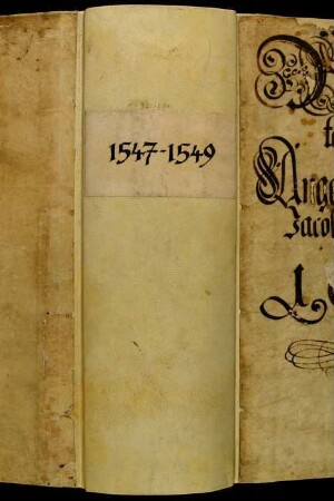 Ratsprotokolle, 1546 Aug. 5. - 1549 Aug. 4.