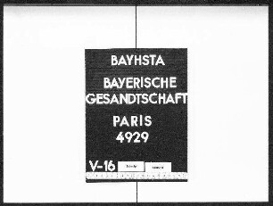 Roth, Johann Michael, von Aschaffenburg, Handlungsgehilfe in Paris, Paßzustellung