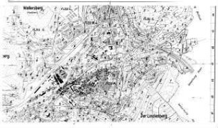 Karte zeigt Wellersberg, Lindenberg, Gemarkung Kaan.