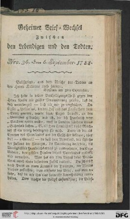 [Nro. 36-39] (September 1788)