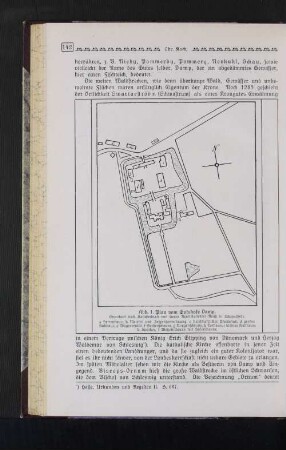 Plan vom Gutshofe Damp