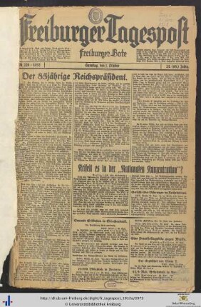 Nr. 229-254 (Oktober 1932)