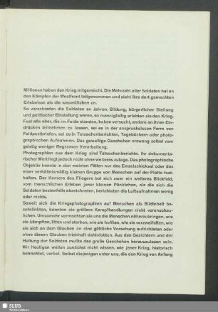Millionen haben den Krieg mitgemacht