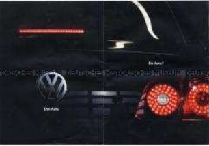 Werbeschrift für Volkswagen