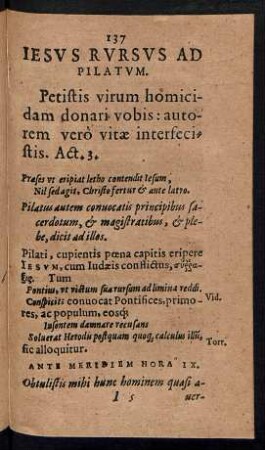 Iesus Rursus Ad Pilatum.