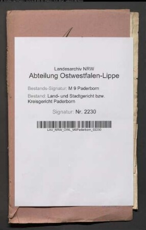 Erblasser: Kligge, Hermann: