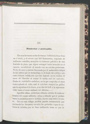 XII. - Protector y protegido.