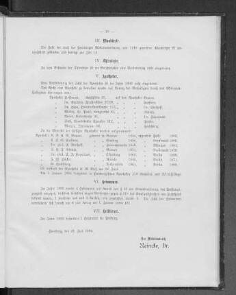 IV. Thierärzte.