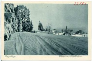 Schellerhau. Winter in Schellerhau