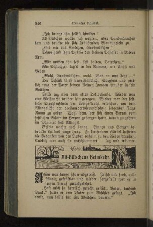 Alf-Bübchens Heimkehr.