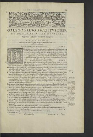 Galeni de compositione medicamentorum per genera. Libri septem