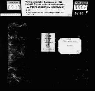 Kriegsstammrolle der Infanterie-Pionierkompanie - Kommandierte