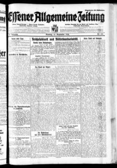 Essener allgemeine Zeitung. 1918-1943