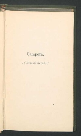 Campera : Á Eugenio Garzón