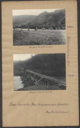 Brücke 4 km 7,5. (Feldbahn Leondina-Luhi)