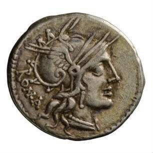 Münze, Denar, 120 v. Chr.