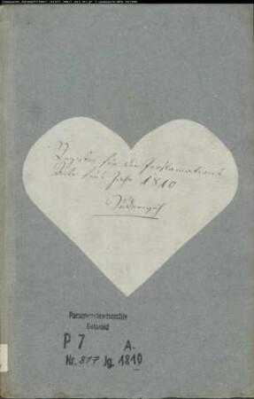 Zivilstandsregister der Munizipalität Suderwich (A 1810). (Gemeinde: Suderwich, Stadt Recklinghausen)