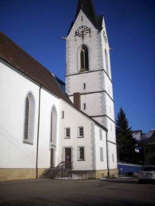 Ansicht Langhaus und Turm